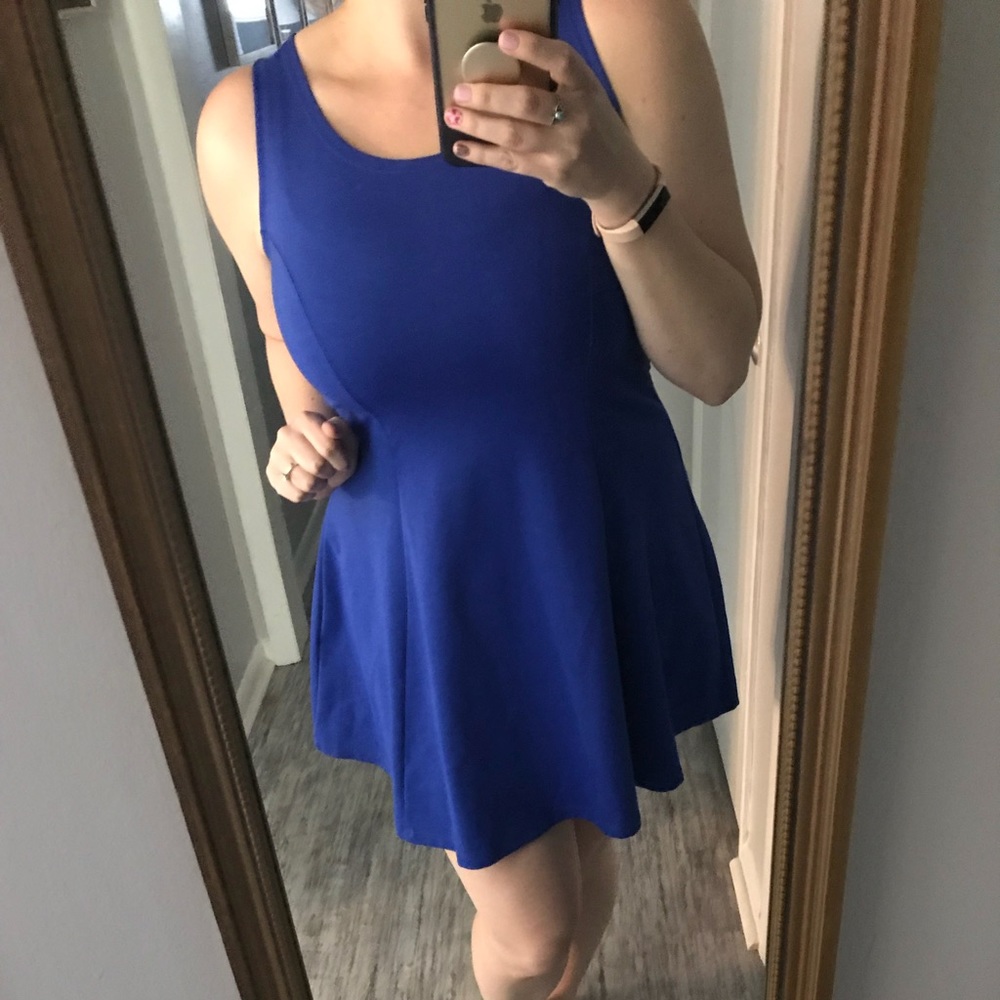 🇺🇸Cute Blue Skater dress